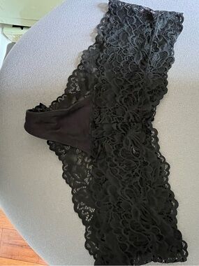 Black Lace Cheeky Bikini Panty